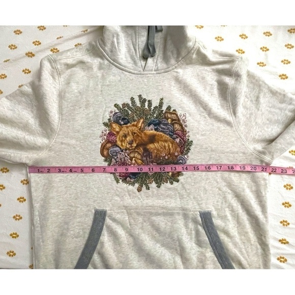 Champion Hooded Sweatshirt Fox Animal , Size Medium - Picture 11 of 14